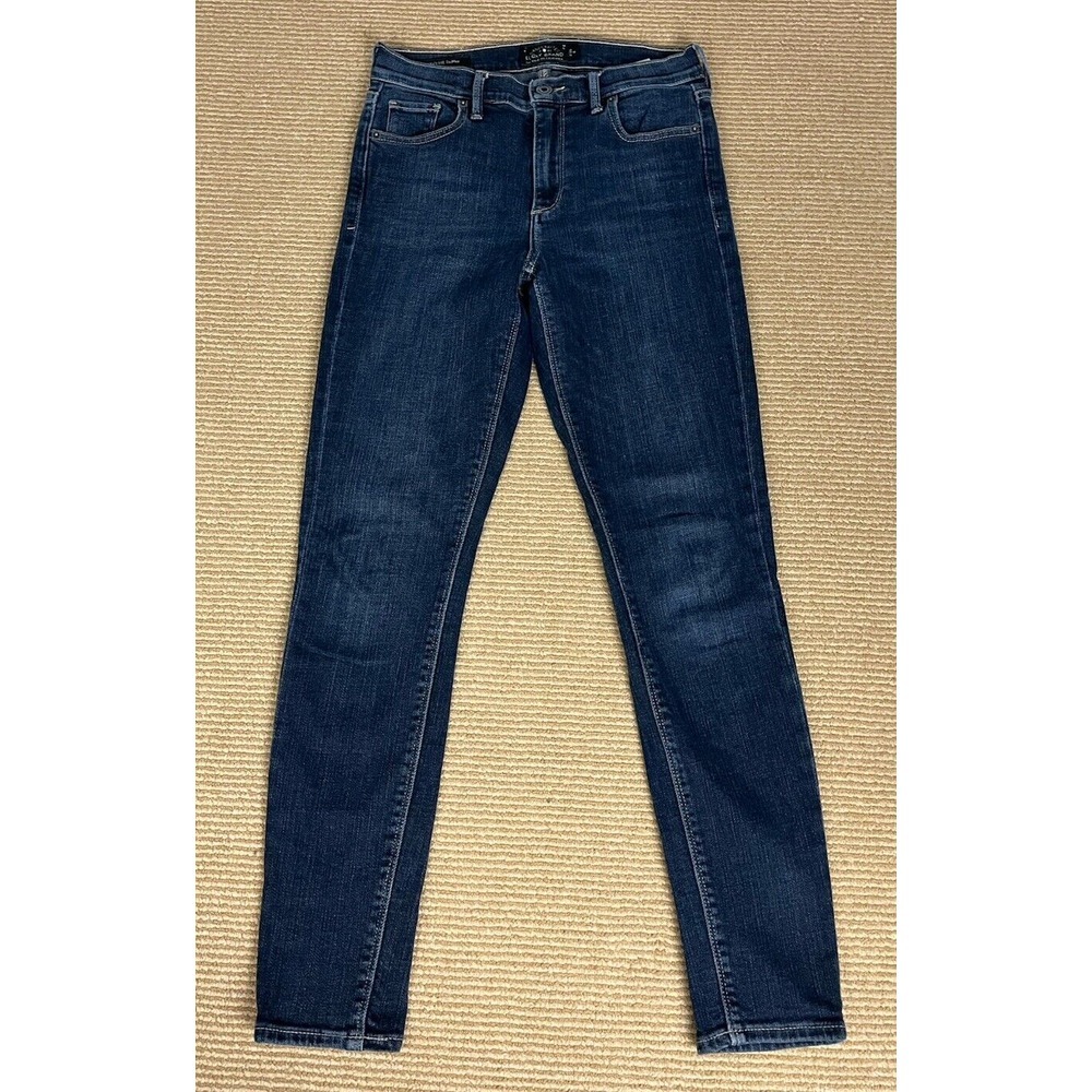 Lucky Brand Bridgette Skinny Jeans Women's 2/26 Ankle Dark Wash Stretch